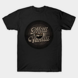 Milli First Name Retro Tape Pattern Vintage Styles T-Shirt